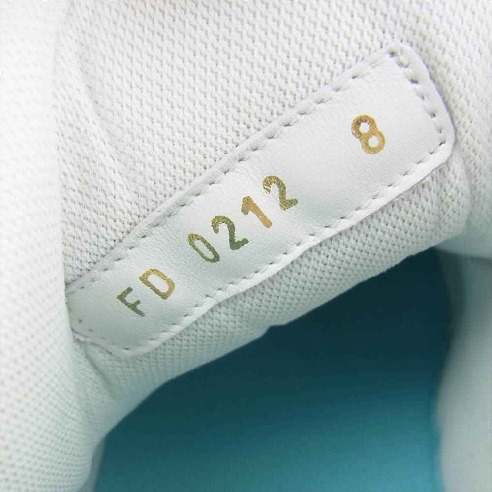 LOUIS VUITTON ルイ・ヴィトン 1A9VOC LV トレイナー ライン スニーカー ホワイト×ブルー ホワイト系 ブルー系 8【極上美品】【中古】