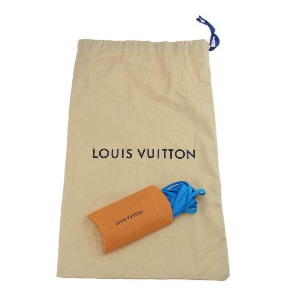 LOUIS VUITTON ルイ・ヴィトン 22SS 1A9JQJ LV トレイナー ライン スニーカー パープル×ブルー パープル系 ブルー系 8【極上美品】【中古】