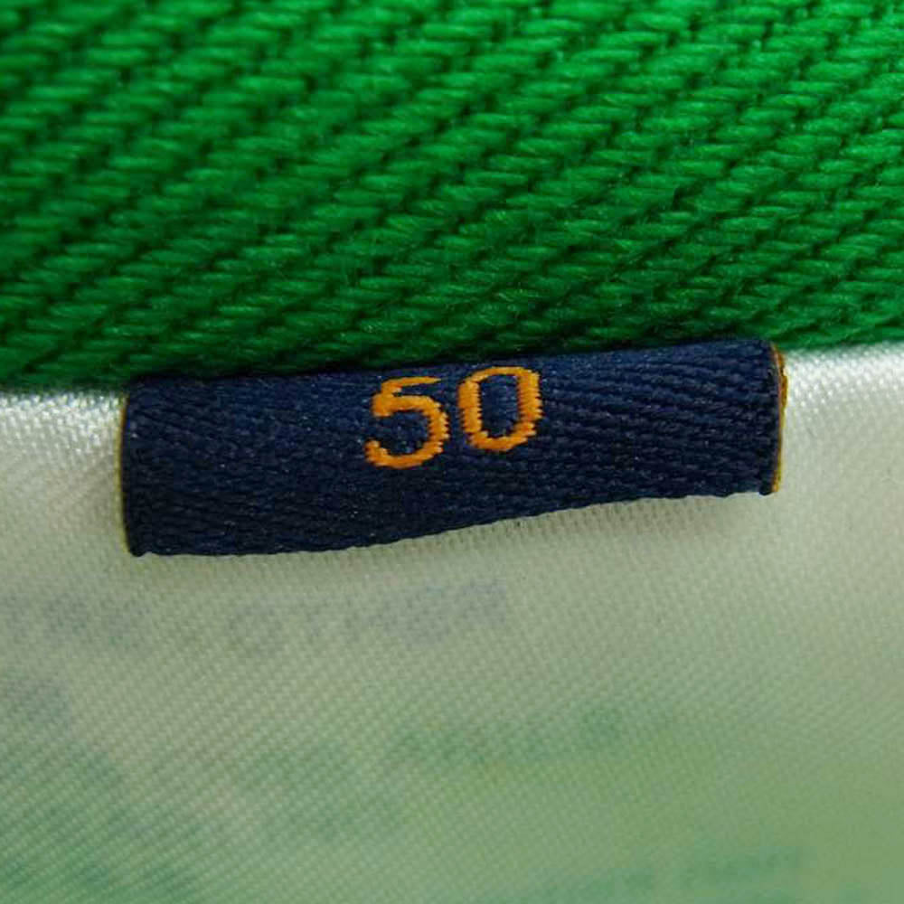 LOUIS VUITTON ルイ・ヴィトン 襟ボア モノグラム ワークウェア デニム ブルゾン グリーン グリーン系 50【美品】【中古】