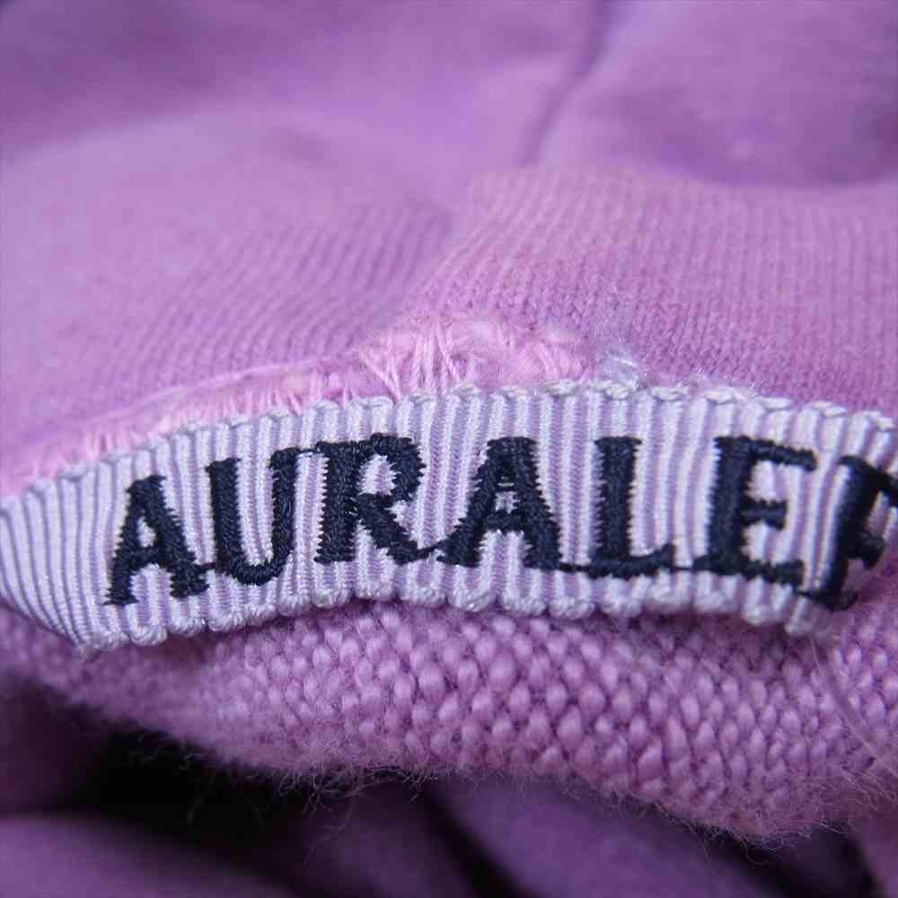 AURALEE オーラリー A7AP02SM SUPER MILLED SWEAT P/O PARKA スウェット パーカー パープル系 3【中古】