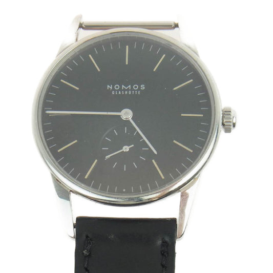 NOMOS ノモス Orion オリオン 黒文字盤 手巻き 時計 ブラック系【中古】