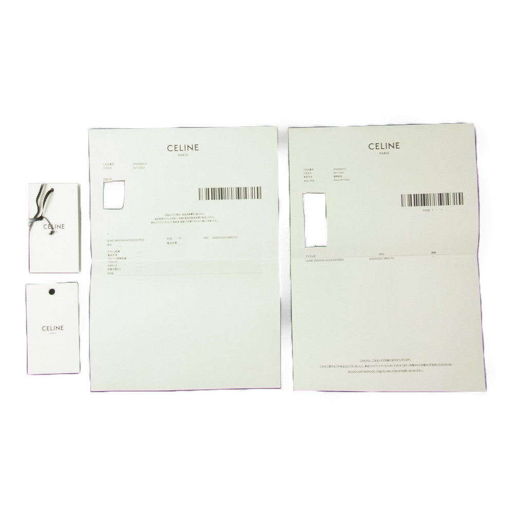 CELINE セリーヌ 2300 2A42R 国内正規品 ロゴ ウール ヘアバンド