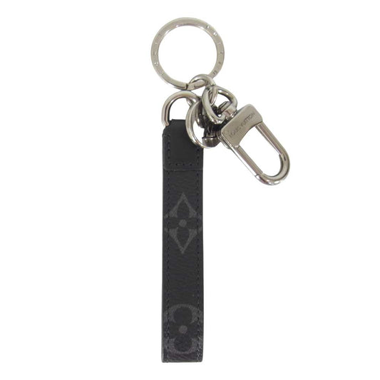 LOUIS VUITTON ルイ・ヴィトン M61950 モノグラムエクリプス ポルトクレ ドラゴンヌ キーホルダー キーリング ブラック系【中古】