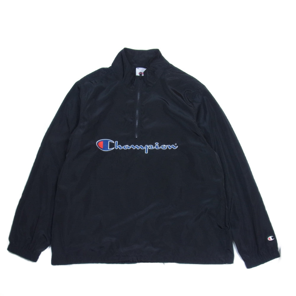 Supreme シュプリーム × Champion Half Zip Pullover チャンピオン ハーフ ジップ プルオーバー ジャケット ブラック系 L【中古】