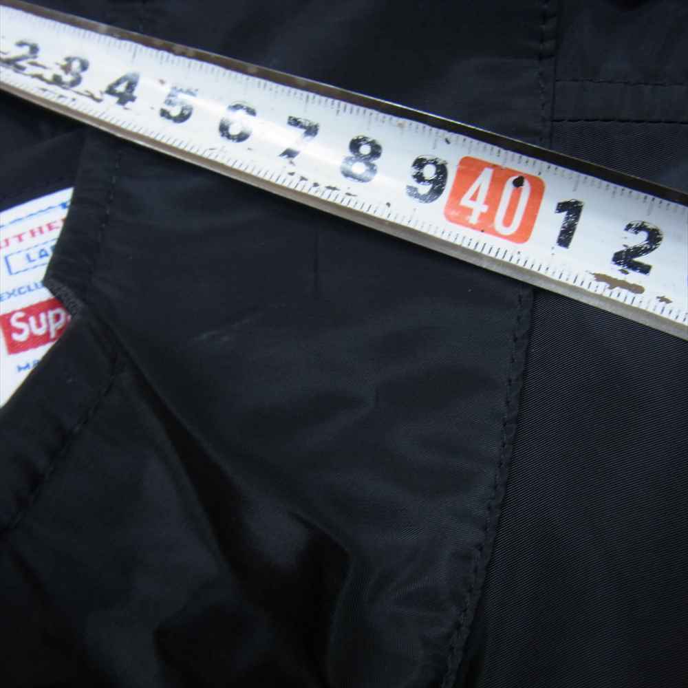 Supreme シュプリーム × Champion Half Zip Pullover チャンピオン ハーフ ジップ プルオーバー ジャケット ブラック系 L【中古】