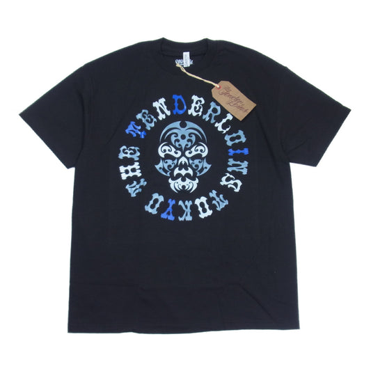 TENDERLOIN テンダーロイン TEE B.S D.I.Y.T ボルネオスカル Tシャツ ブラック系 XL【新古品】【未使用】【中古】