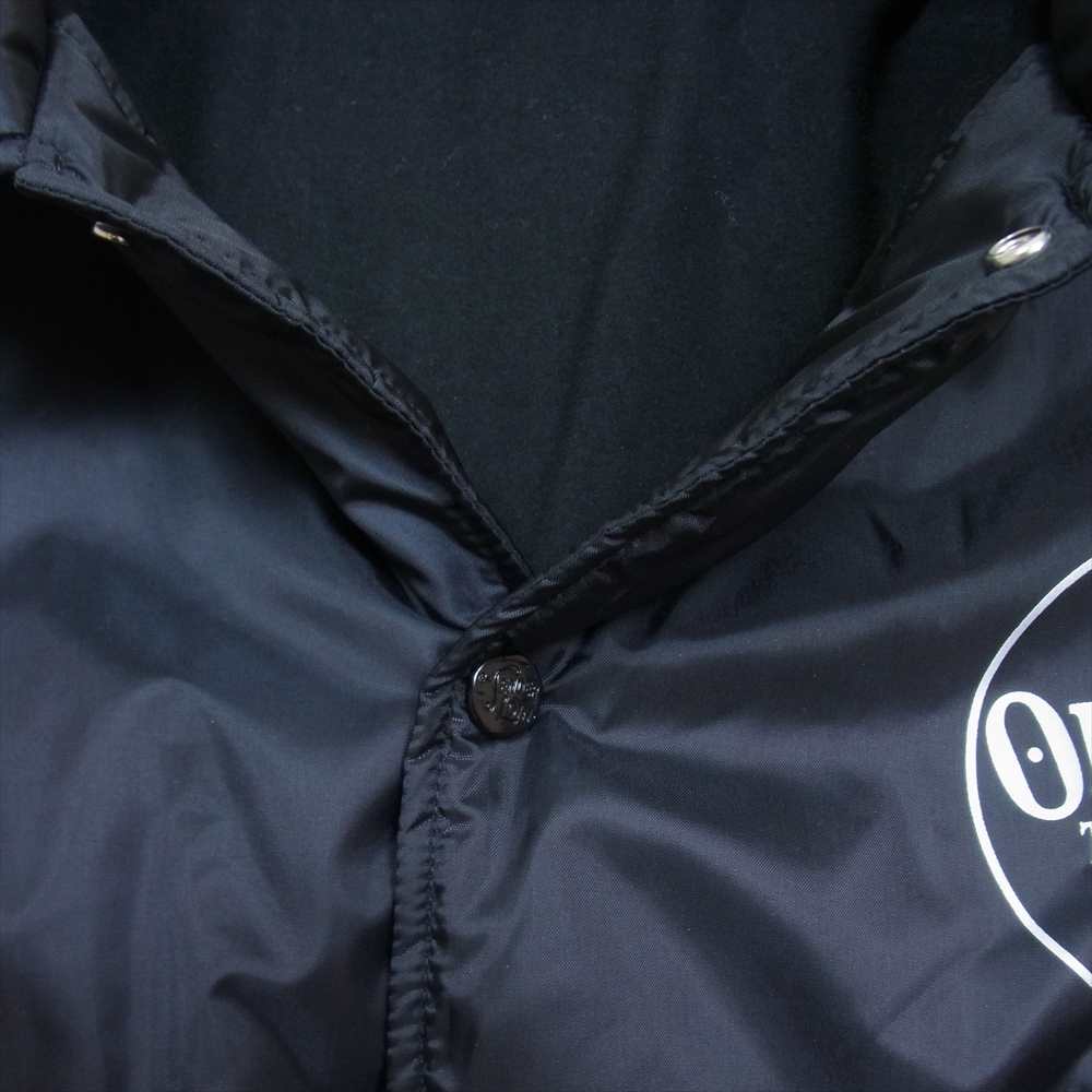 TENDERLOIN テンダーロイン COACH JKT QB グラフィック ロゴ ナイロン コーチジャケット ブラック系 L【極上美品】【中古】