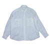 PORTER CLASSIC ポータークラシック ROLL UP LINEN SHIRT ロールアップ リネン 長袖 シャツ ホワイト系 M【中古】