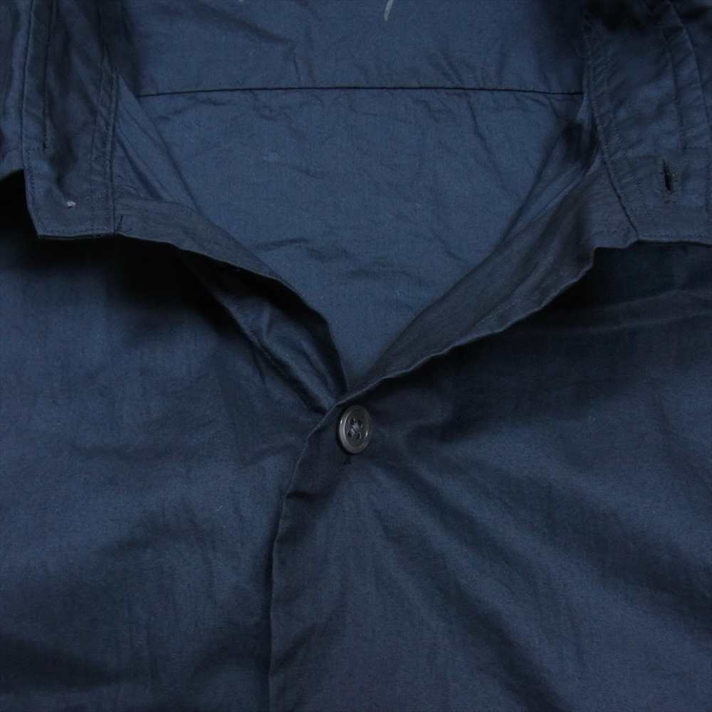 PORTER CLASSIC ポータークラシック ROLL UP MICRO TWILL SHIRT ロールアップ マイクロ ツイル 長袖 シャツ ブラック系 M【中古】