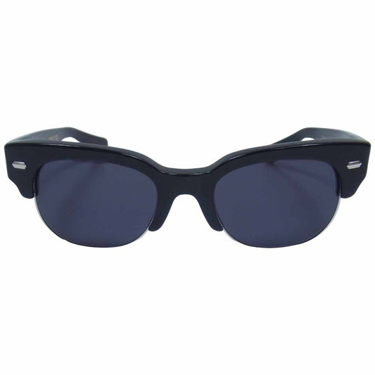 Lewis Leathers ルイスレザー × EFFECTOR エフェクター BUD GANZ バッドギャンズ サングラス アイウェア 眼鏡 ブラック系【美品】【中古】