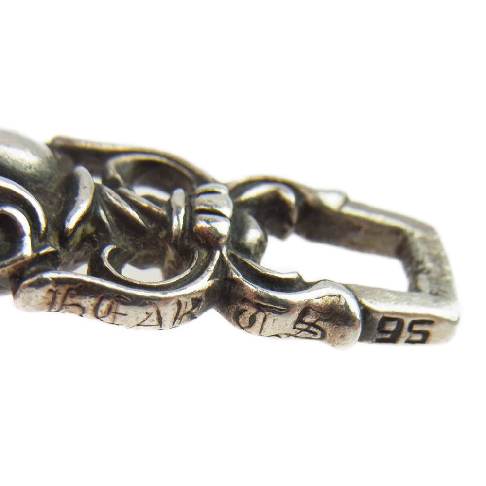 CHROME HEARTS クロムハーツ（原本無） ハート ダガー チャーム ペンダント  シルバー系【中古】