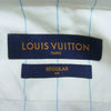 LOUIS VUITTON ルイ・ヴィトン 20SS 1A5VRX 国内正規品 モノグラムスプレー パターン ストライプ DNA ショートスリーブ 半袖 シャツ ホワイト系 XXL【美品】【中古】