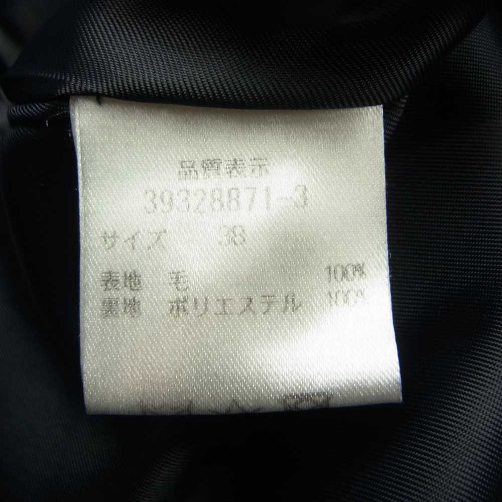 マイストラーダ 39328871-3 バックプリーツ Aライン ベルテッド コート ネイビー系 38【中古】