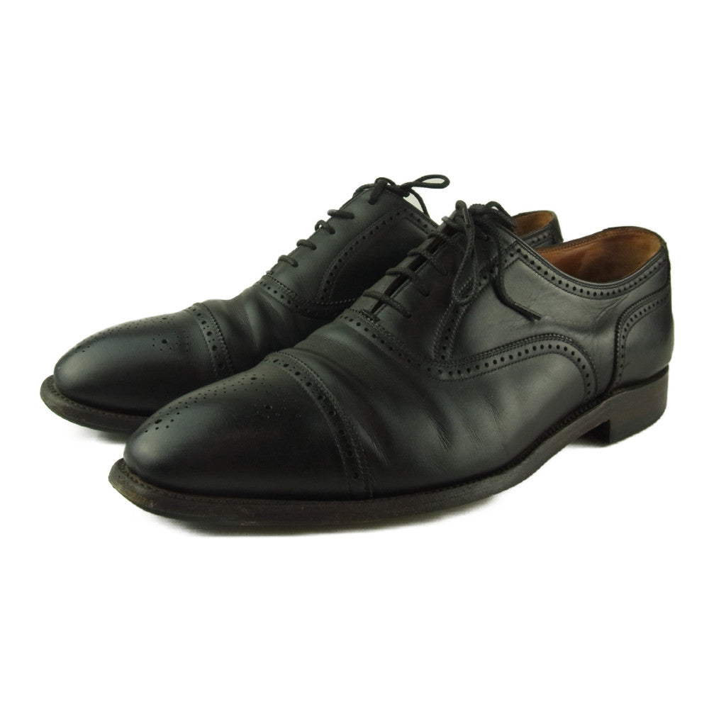 SCOTCH GRAIN スコッチグレイン 920 オデッサII 2 セミブローグ レザー ビジネスシューズ ブラック系 26【中古】