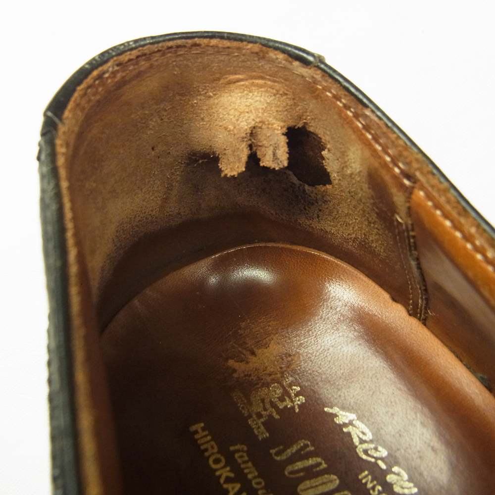 SCOTCH GRAIN スコッチグレイン 920 オデッサII 2 セミブローグ レザー ビジネスシューズ ブラック系 26【中古】