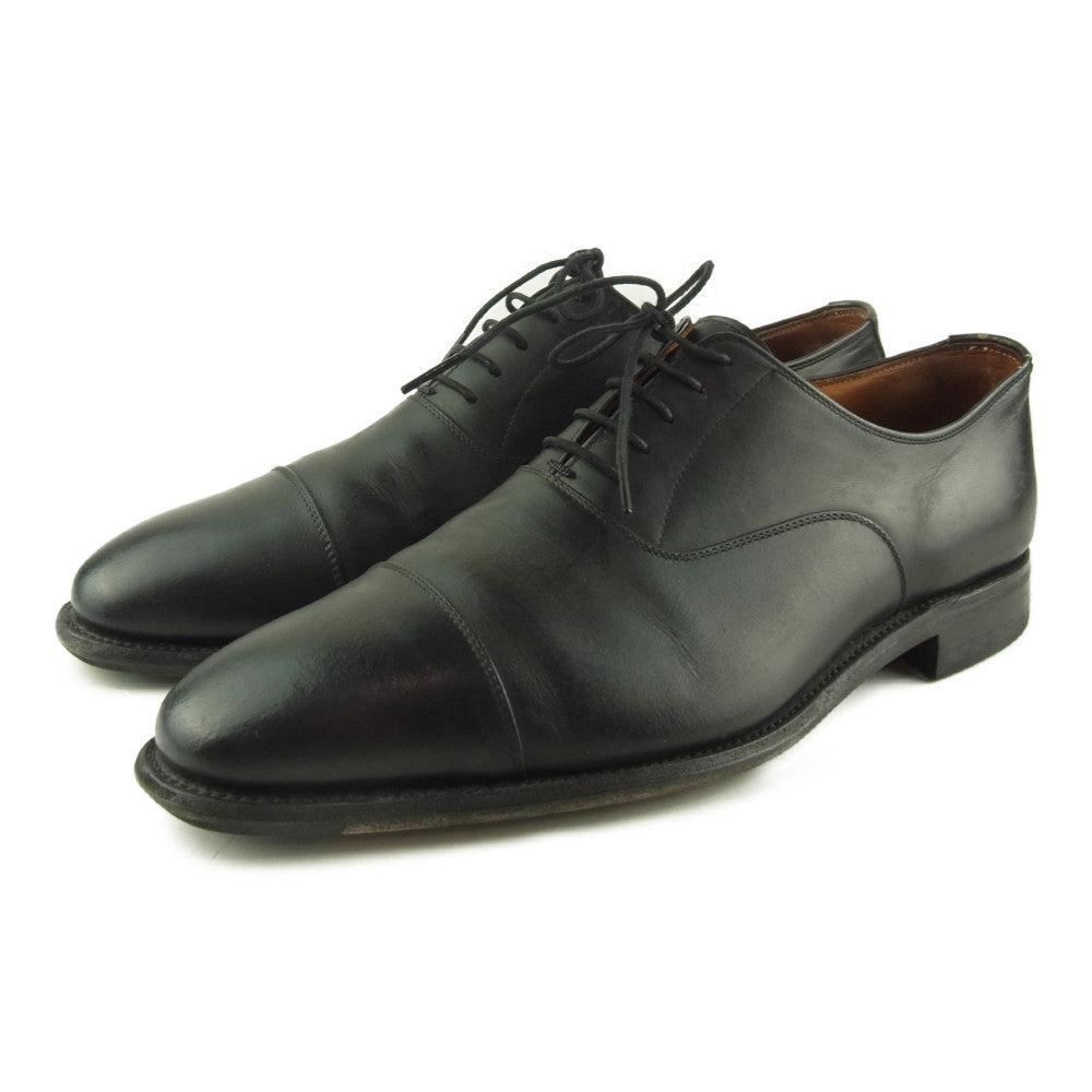 SCOTCH GRAIN スコッチグレイン 916 オデッサ ストレートチップ レザー 内羽根 ドレスシューズ ビジネスシューズ ブラック系 26【中古】