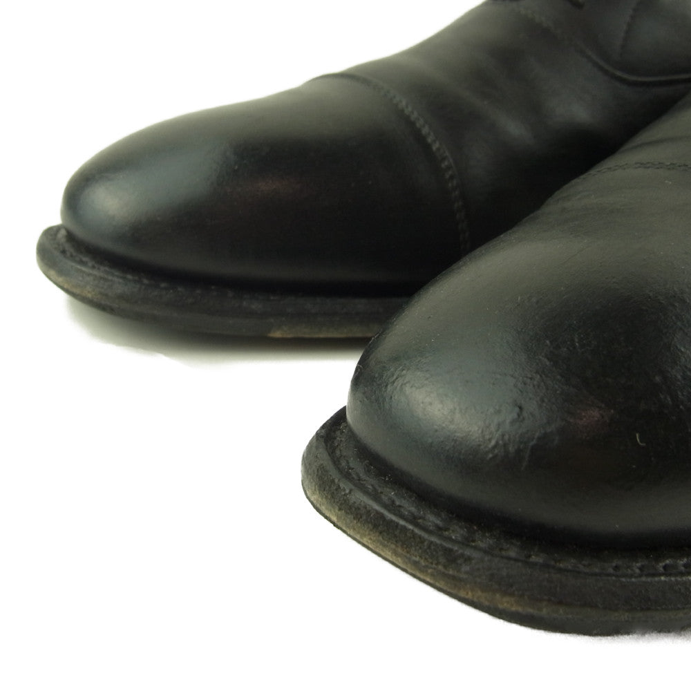 SCOTCH GRAIN スコッチグレイン 916 オデッサ ストレートチップ レザー 内羽根 ドレスシューズ ビジネスシューズ ブラック系 26【中古】