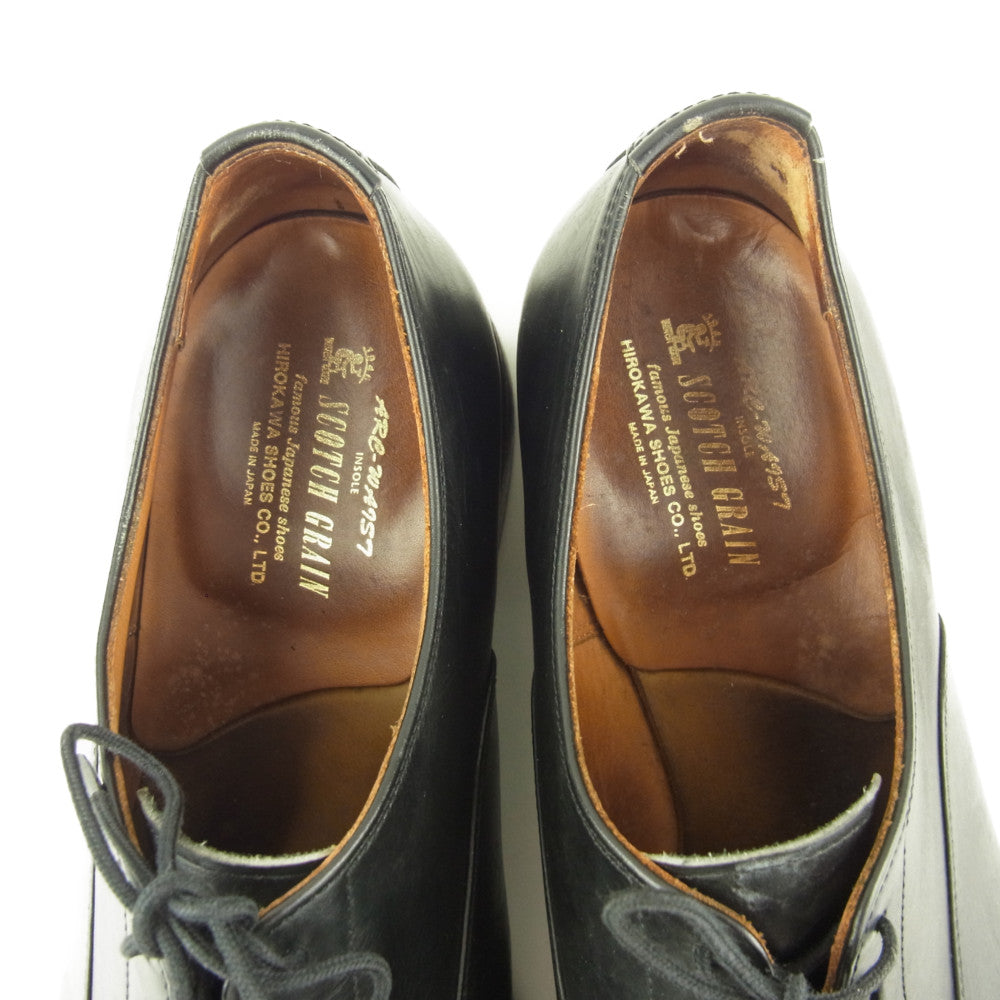 SCOTCH GRAIN スコッチグレイン 916 オデッサ ストレートチップ レザー 内羽根 ドレスシューズ ビジネスシューズ ブラック系 26【中古】