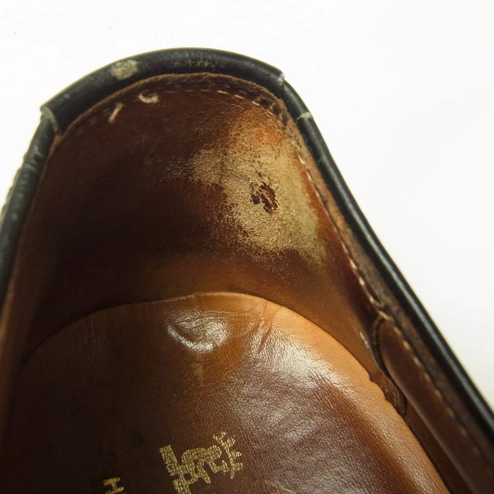 SCOTCH GRAIN スコッチグレイン 916 オデッサ ストレートチップ レザー 内羽根 ドレスシューズ ビジネスシューズ ブラック系 26【中古】