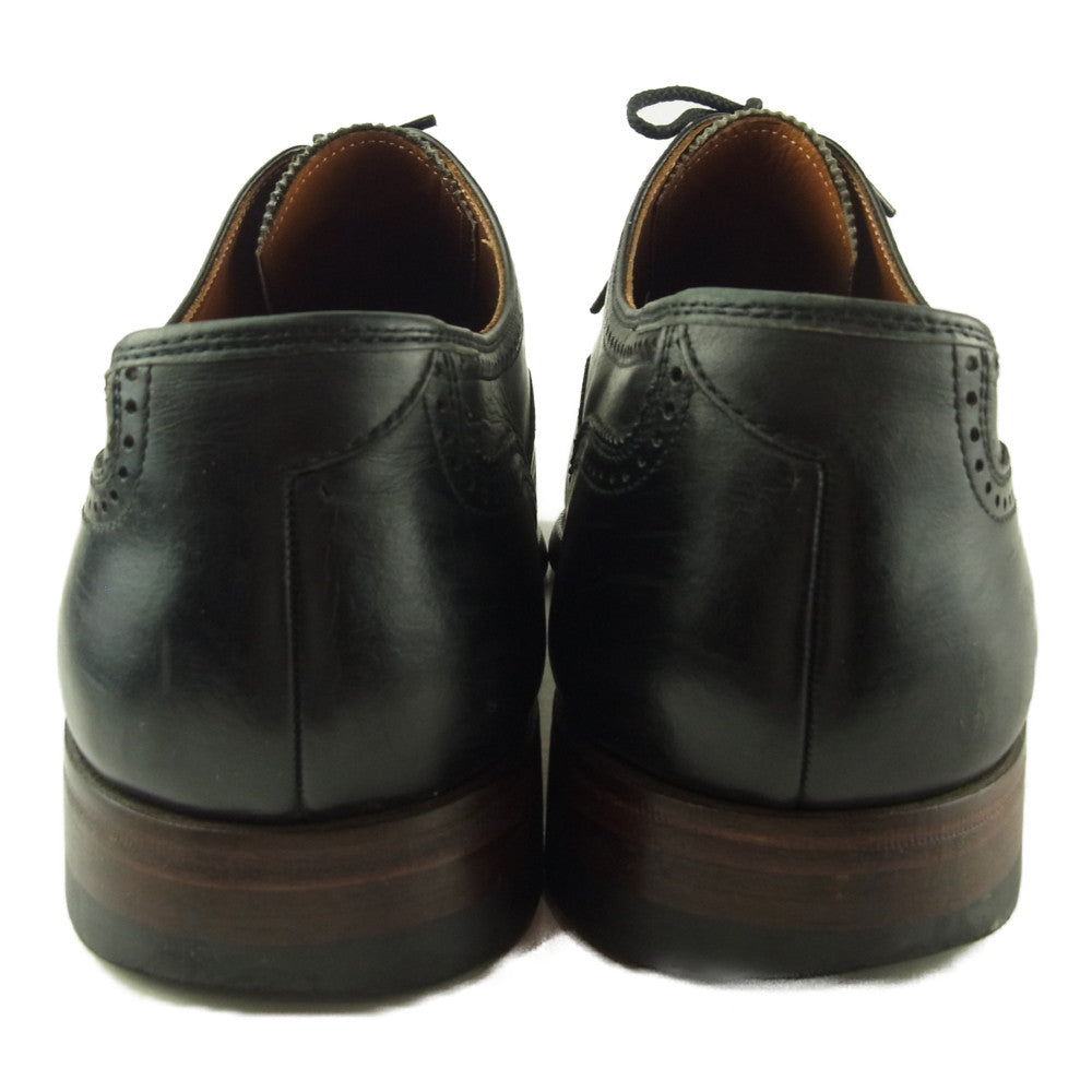 SCOTCH GRAIN スコッチグレイン 920 オデッサII 2 セミブローグ レザー ビジネスシューズ ブラック系 26【中古】