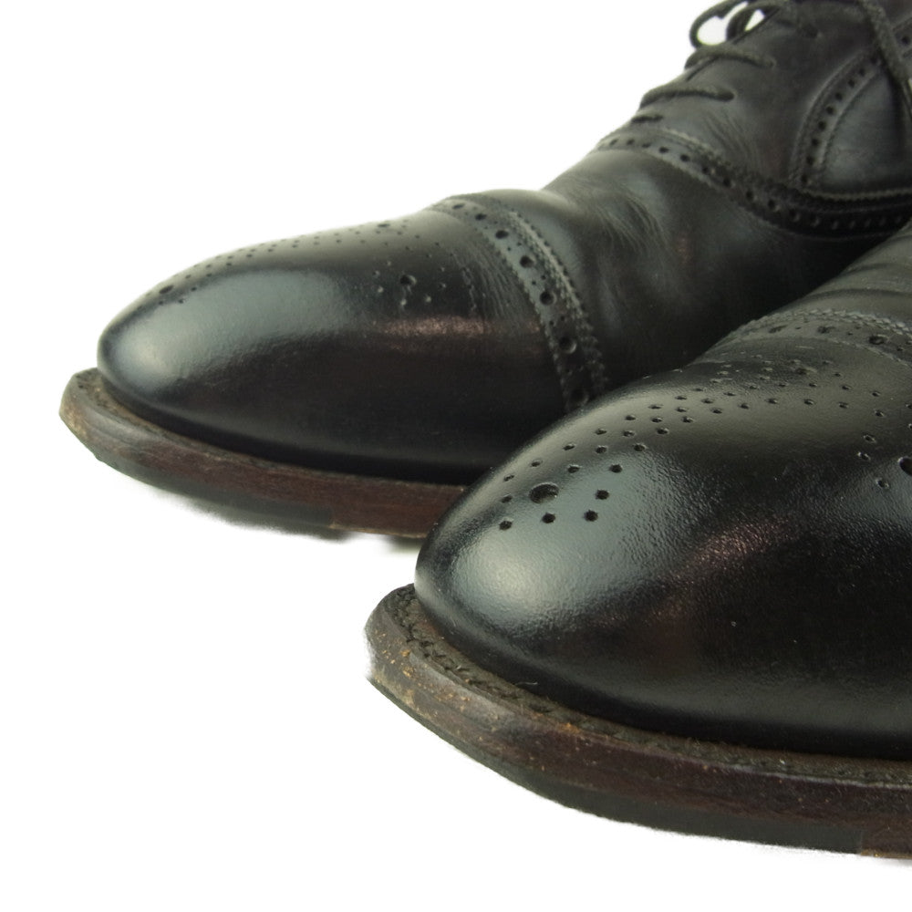 SCOTCH GRAIN スコッチグレイン 920 オデッサII 2 セミブローグ レザー ビジネスシューズ ブラック系 26【中古】