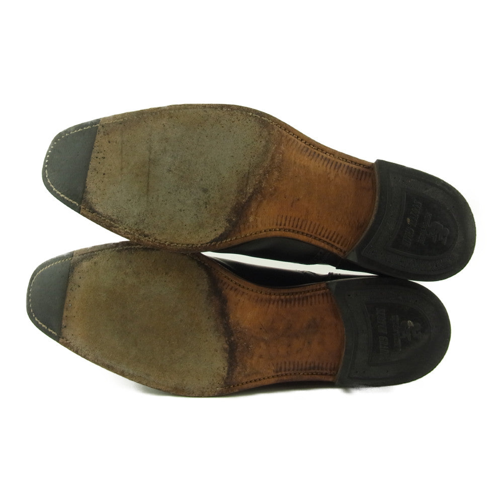 SCOTCH GRAIN スコッチグレイン 920 オデッサII 2 セミブローグ レザー ビジネスシューズ ブラック系 26【中古】