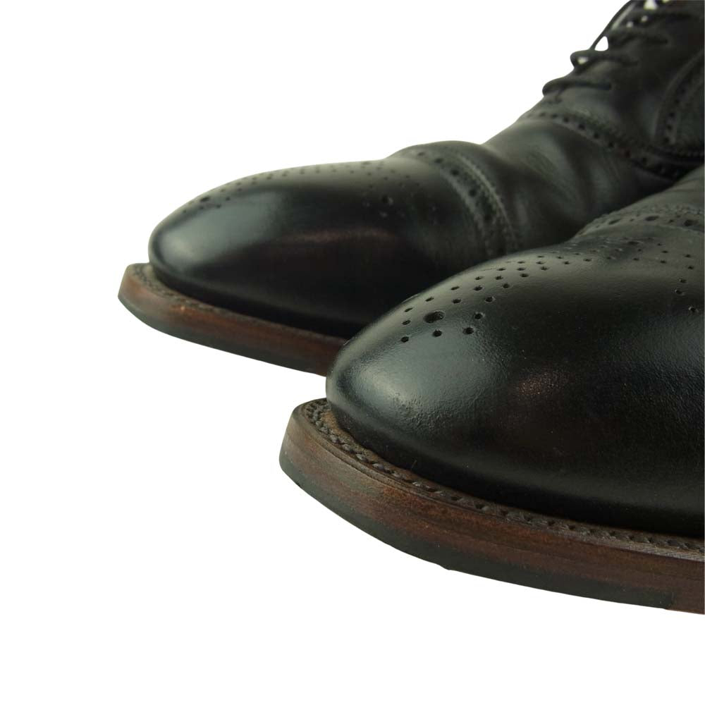 SCOTCH GRAIN スコッチグレイン 920 オデッサII 2 セミブローグ レザー ビジネスシューズ ブラック系 26【中古】