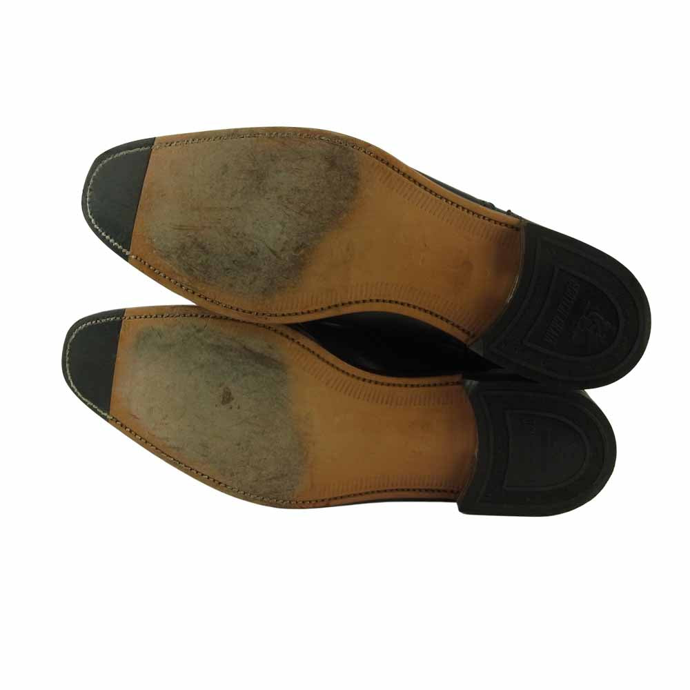 SCOTCH GRAIN スコッチグレイン 920 オデッサII 2 セミブローグ レザー ビジネスシューズ ブラック系 26【中古】