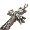 CHROME HEARTS クロムハーツ（原本無） DBL CH CRSP DMND ダブルCH クロス アフター パヴェ ダイヤ ペンダントトップ【中古】