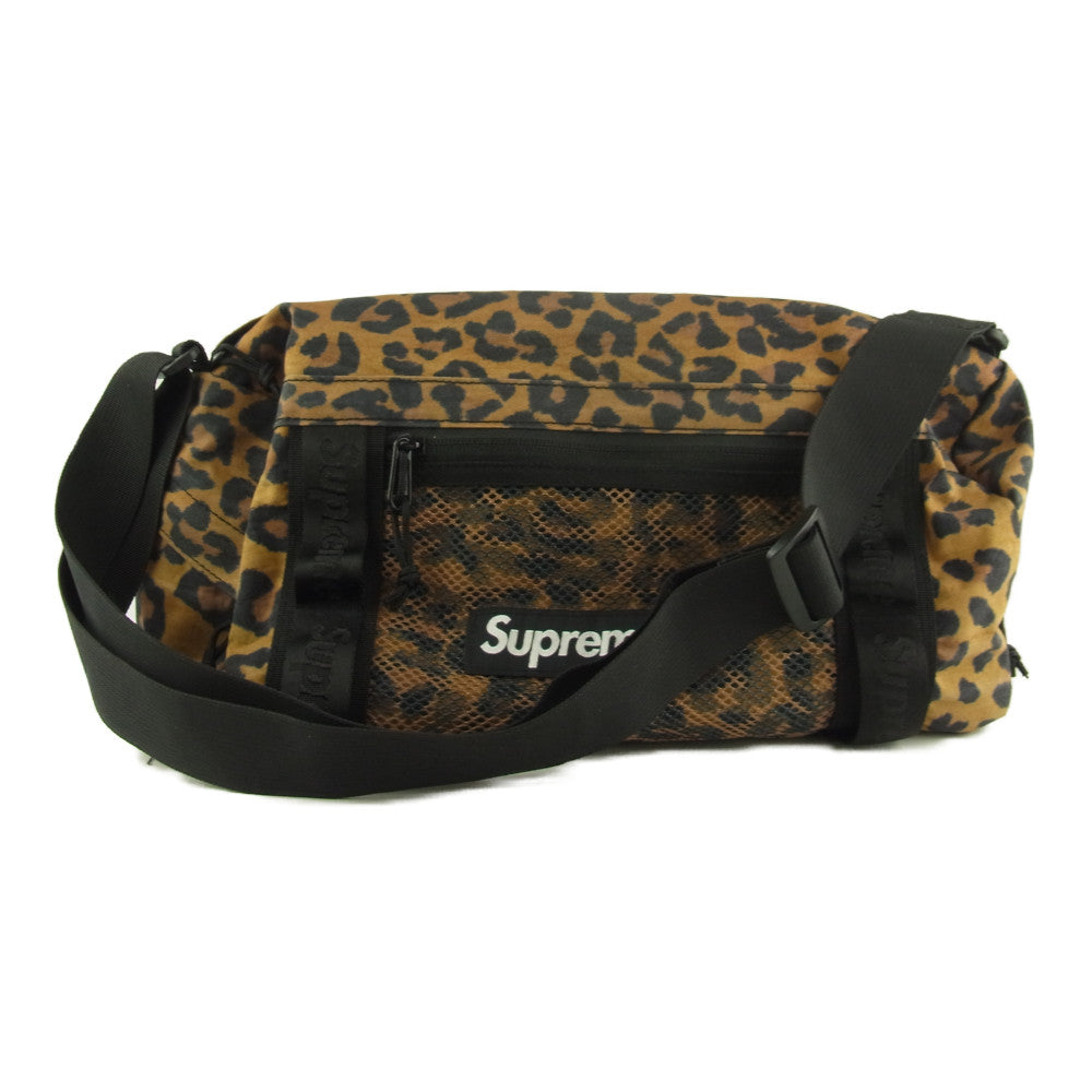 Supreme シュプリーム 20AW Mini Duffle Bag Leopard ミニ ダッフル バッグ レオパード ライトブラウン系【極上美品】【中古】