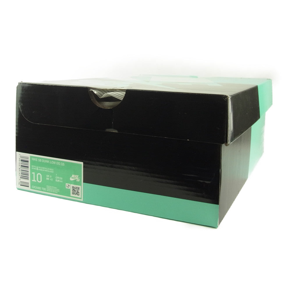 Supreme シュプリーム 19AW CK3480-700 SB DUNK LOW OG QS METALLIC GOLD ダンク ロー オリジナル クイックストライク ゴールド系 ネイビー系 28cm【新古品】【未使用】【中古】