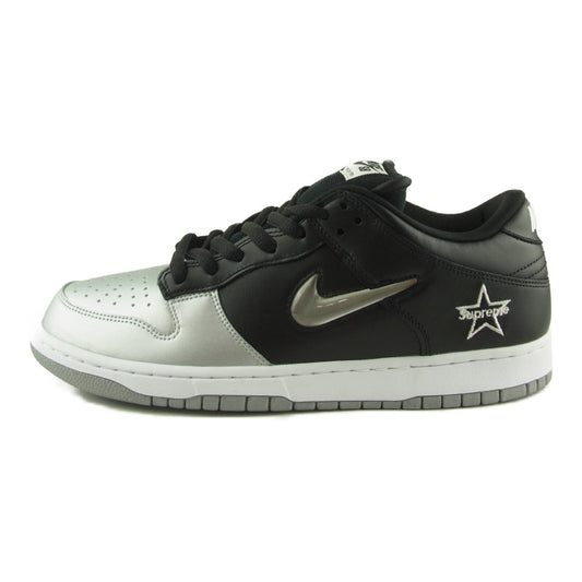 Supreme シュプリーム 19AW CK3480-001 SB DUNK LOW OG QS METALLIC SILVER ダンク ロー オリジナル クイックストライク ブラック系 シルバー系 28㎝【極上美品】【中古】