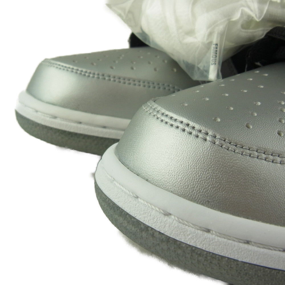 Supreme シュプリーム 19AW CK3480-001 SB DUNK LOW OG QS METALLIC SILVER ダンク ロー オリジナル クイックストライク ブラック系 シルバー系 28㎝【極上美品】【中古】
