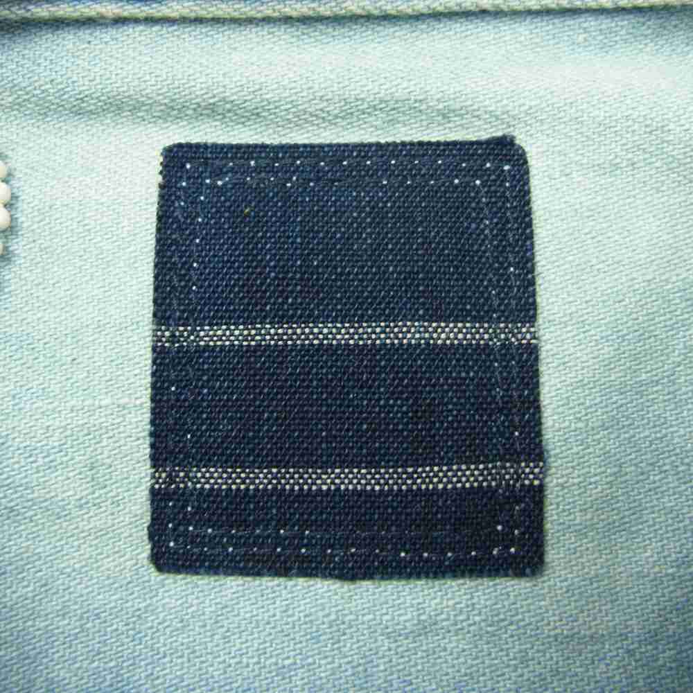 VISVIM ビズビム 0116305007002 ALBACORE SHIRT DAMAGED L/S V1 インディゴブルー系 3【中古】