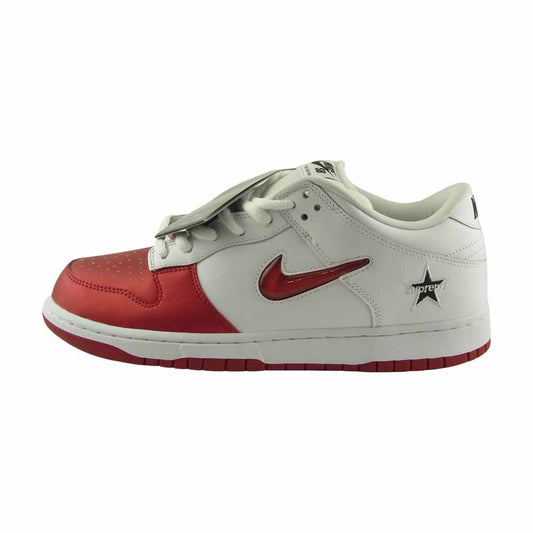Supreme シュプリーム 19AW CK3480-600 NIKE ナイキ SB DUNK LOW OG QS VARSITY RED ダンク ロー オリジナル クイックストライク ホワイト系 レッド系 28㎝【新古品】【未使用】【中古】