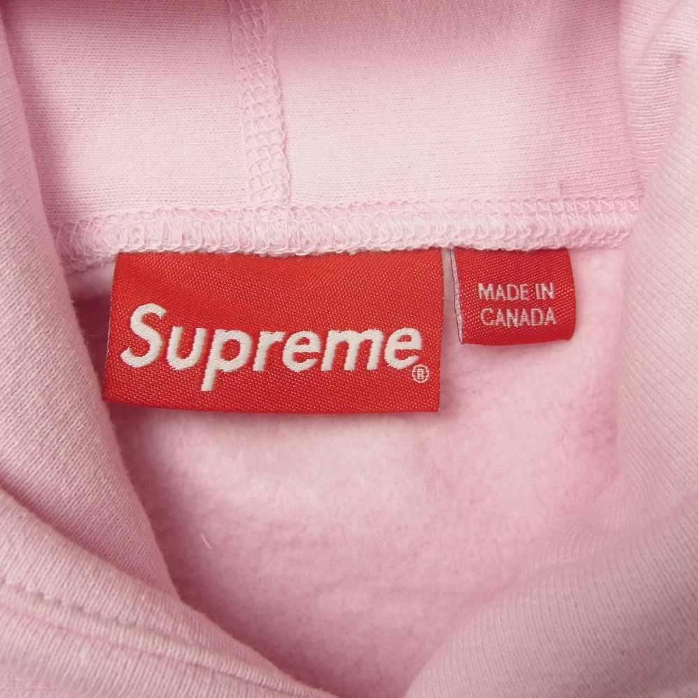 Supreme シュプリーム 19AW Bandana Box Logo Hooded Sweatshirt バンダナ ボックスロゴ パーカー ピンク系 L【美品】【中古】