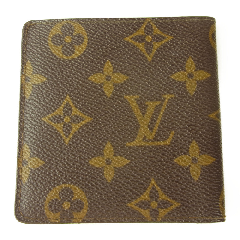 LOUIS VUITTON ルイ・ヴィトン M60905 モノグラム ポルトビエ カルトブルー 札入れ パスケース ブラウン系【中古】