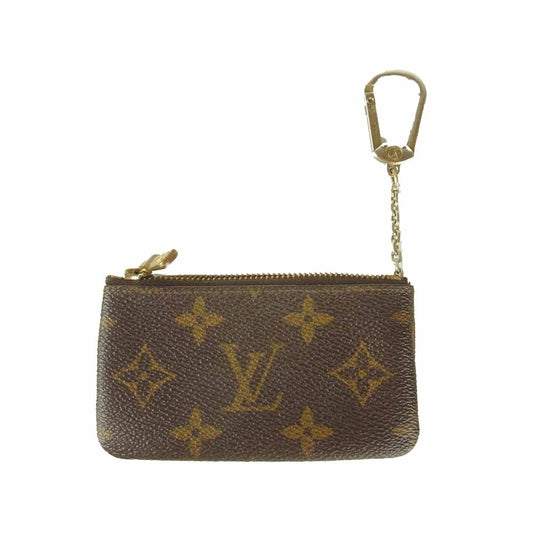LOUIS VUITTON ルイ・ヴィトン M62650 モノグラム ポシェット クレ コインケース ブラウン系【中古】