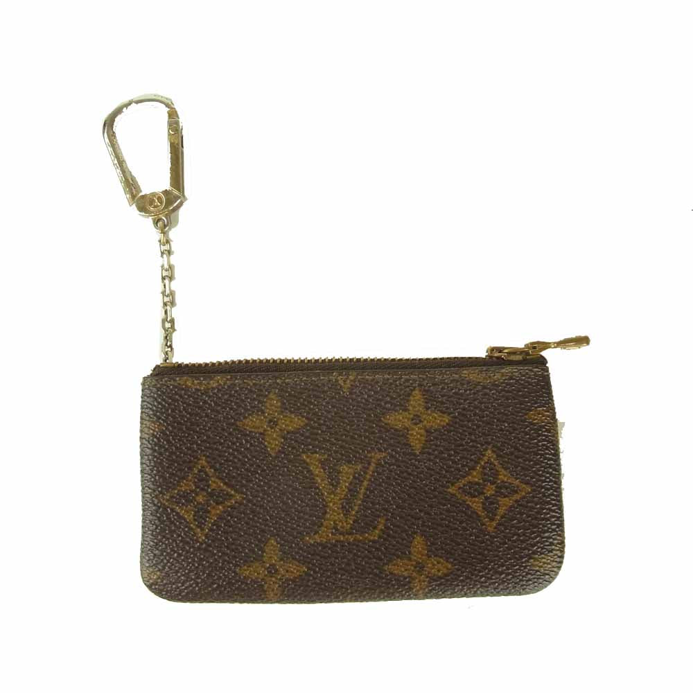 LOUIS VUITTON ルイ・ヴィトン M62650 モノグラム ポシェット クレ コインケース ブラウン系【中古】
