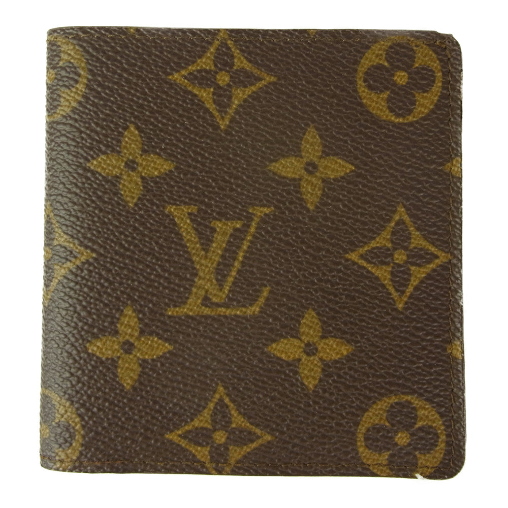 LOUIS VUITTON ルイ・ヴィトン M60905 モノグラム ポルトビエ カルトブルー 札入れ パスケース ブラウン系【中古】
