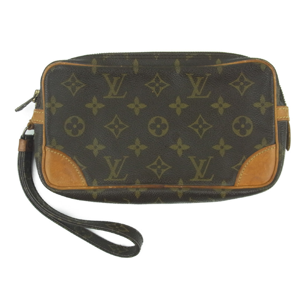 LOUIS VUITTON ルイ・ヴィトン M51827 モノグラム マルリー ドラゴンヌ PM ポーチ セカンド バッグ ブラウン系【中古】