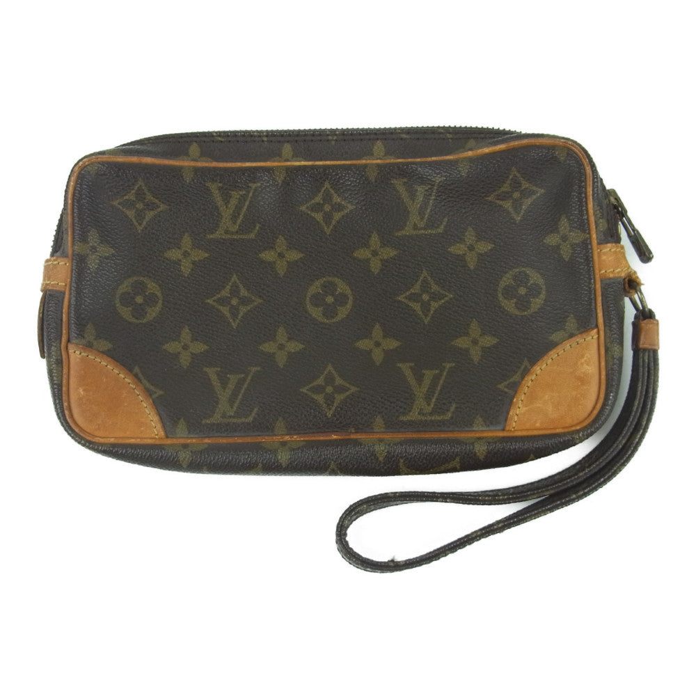 LOUIS VUITTON ルイ・ヴィトン M51827 モノグラム マルリー ドラゴンヌ PM ポーチ セカンド バッグ ブラウン系【中古】