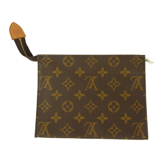 LOUIS VUITTON ルイ・ヴィトン M47544 モノグラム ポッシュ ワレット 19 ポーチ  ブラウン系【中古】