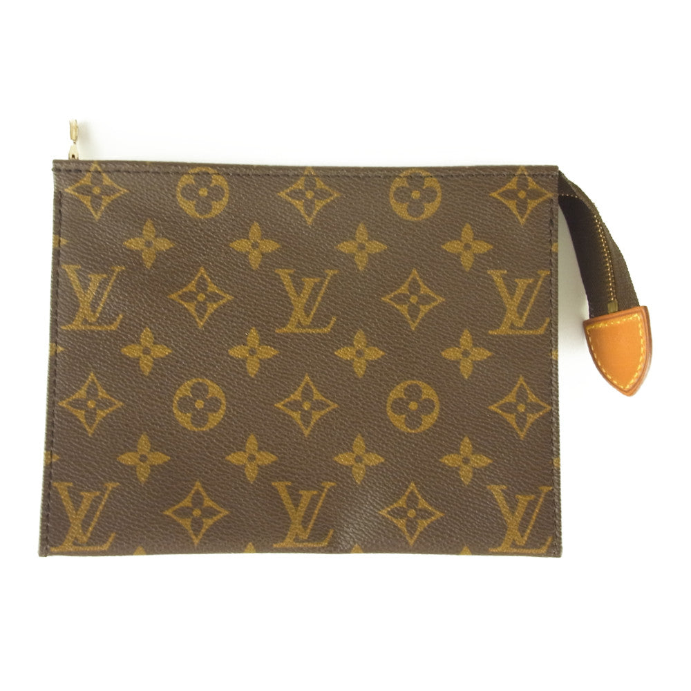 LOUIS VUITTON ルイ・ヴィトン M47544 モノグラム ポッシュ ワレット 19 ポーチ  ブラウン系【中古】
