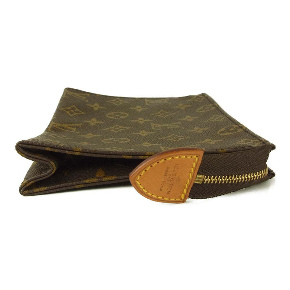 LOUIS VUITTON ルイ・ヴィトン M47544 モノグラム ポッシュ ワレット 19 ポーチ  ブラウン系【中古】