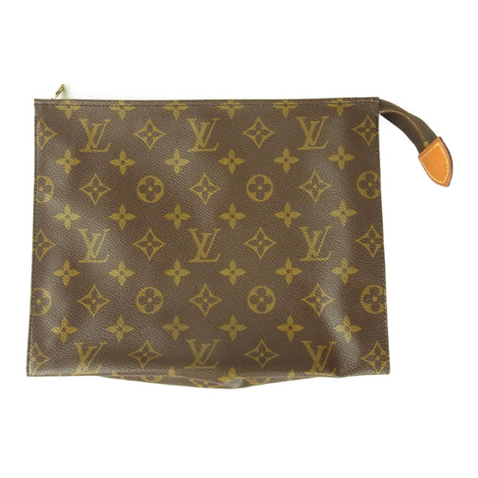 LOUIS VUITTON ルイ・ヴィトン M47542 モノグラム ポッシュ ワレット 26 ポーチ  ブラウン系【中古】