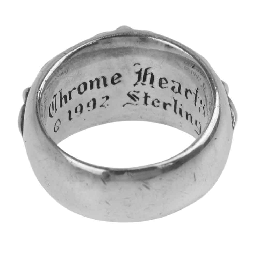 CHROME HEARTS クロムハーツ（原本無） FLRL CRS フローラル クロス リング シルバー系 20号【中古】