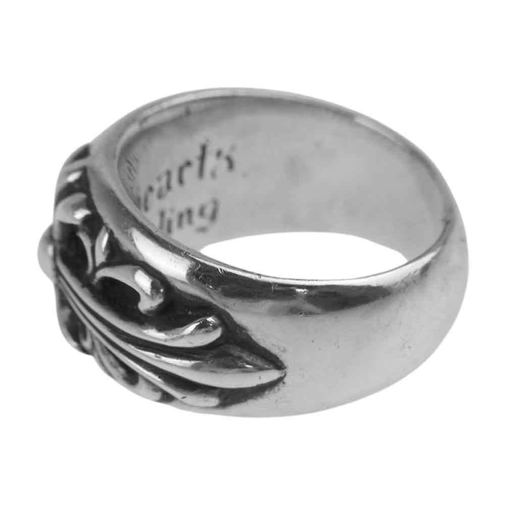 CHROME HEARTS クロムハーツ（原本無） FLRL CRS フローラル クロス リング シルバー系 20号【中古】