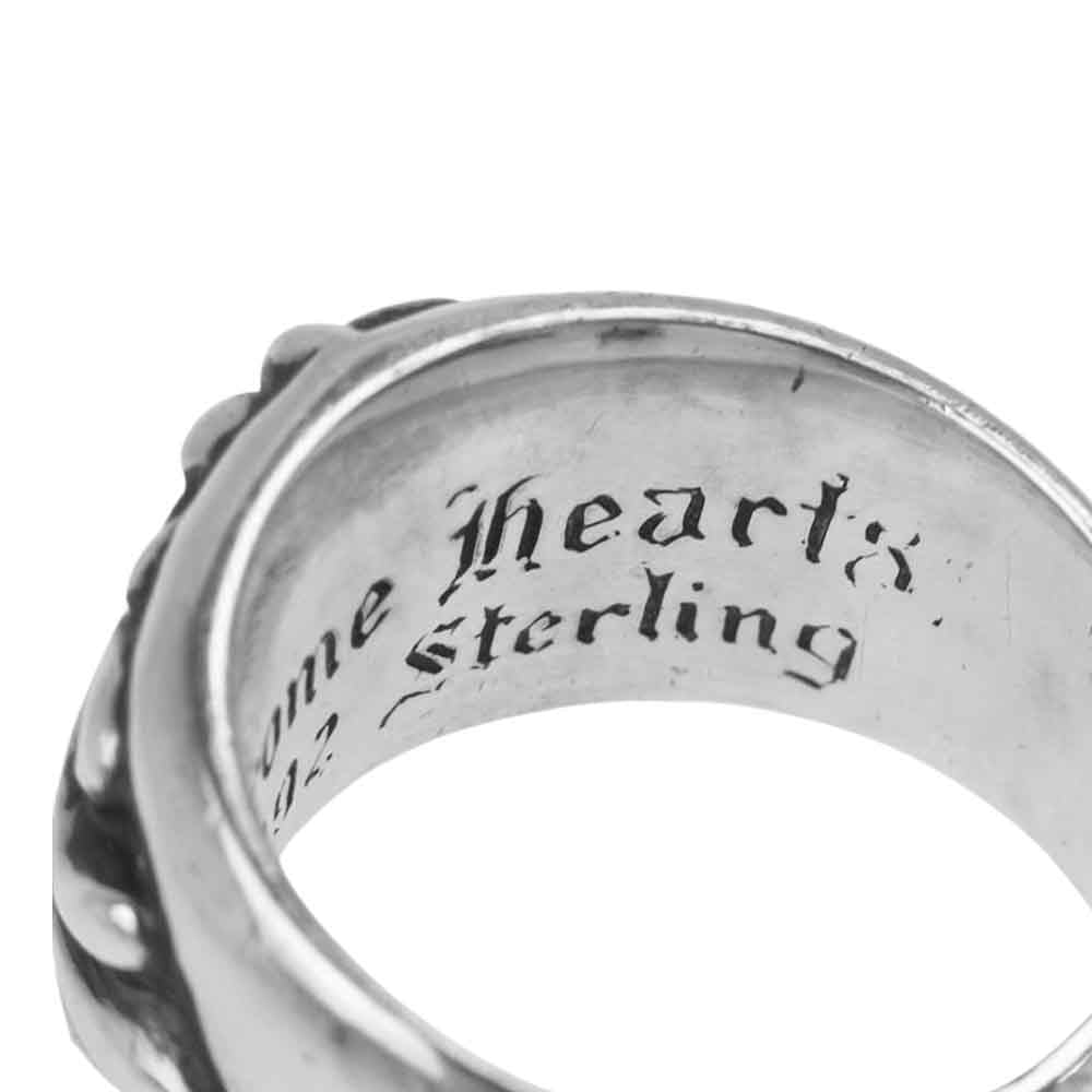 CHROME HEARTS クロムハーツ（原本無） FLRL CRS フローラル クロス リング シルバー系 20号【中古】