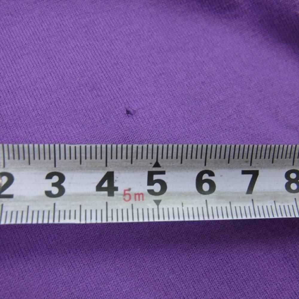 Supreme シュプリーム 21SS Paneled L/S Top ロングスリーブ Tシャツ カットソー パープル系 S【中古】